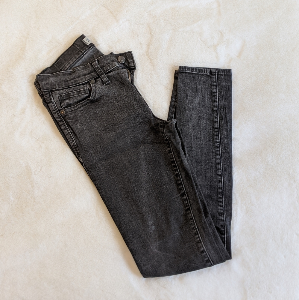 Madewell Vintage Black Skinny Skinny Jeans |  27